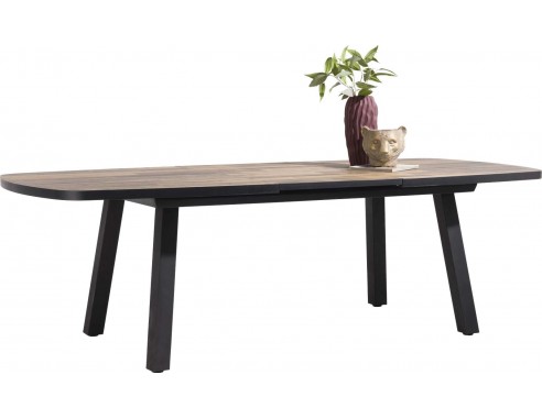 Table de repas ovale extensible Bahia