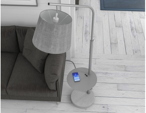 Lampadaire Solaris USB