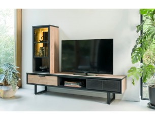 Meuble TV 2 Tiroirs + 1...