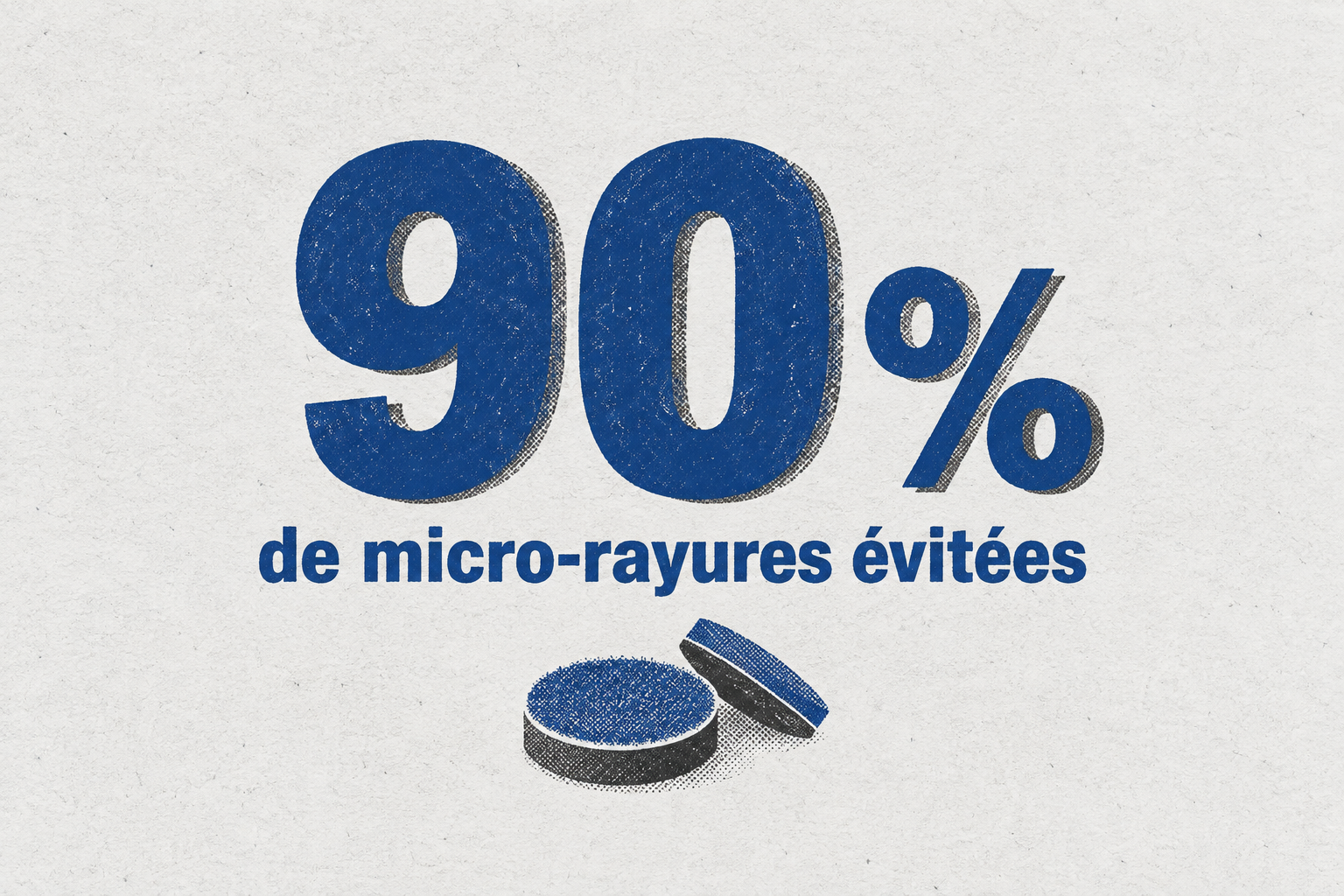 Les patins en feutre évitent 90 pour cent des micro-rayures sur une table en verre.