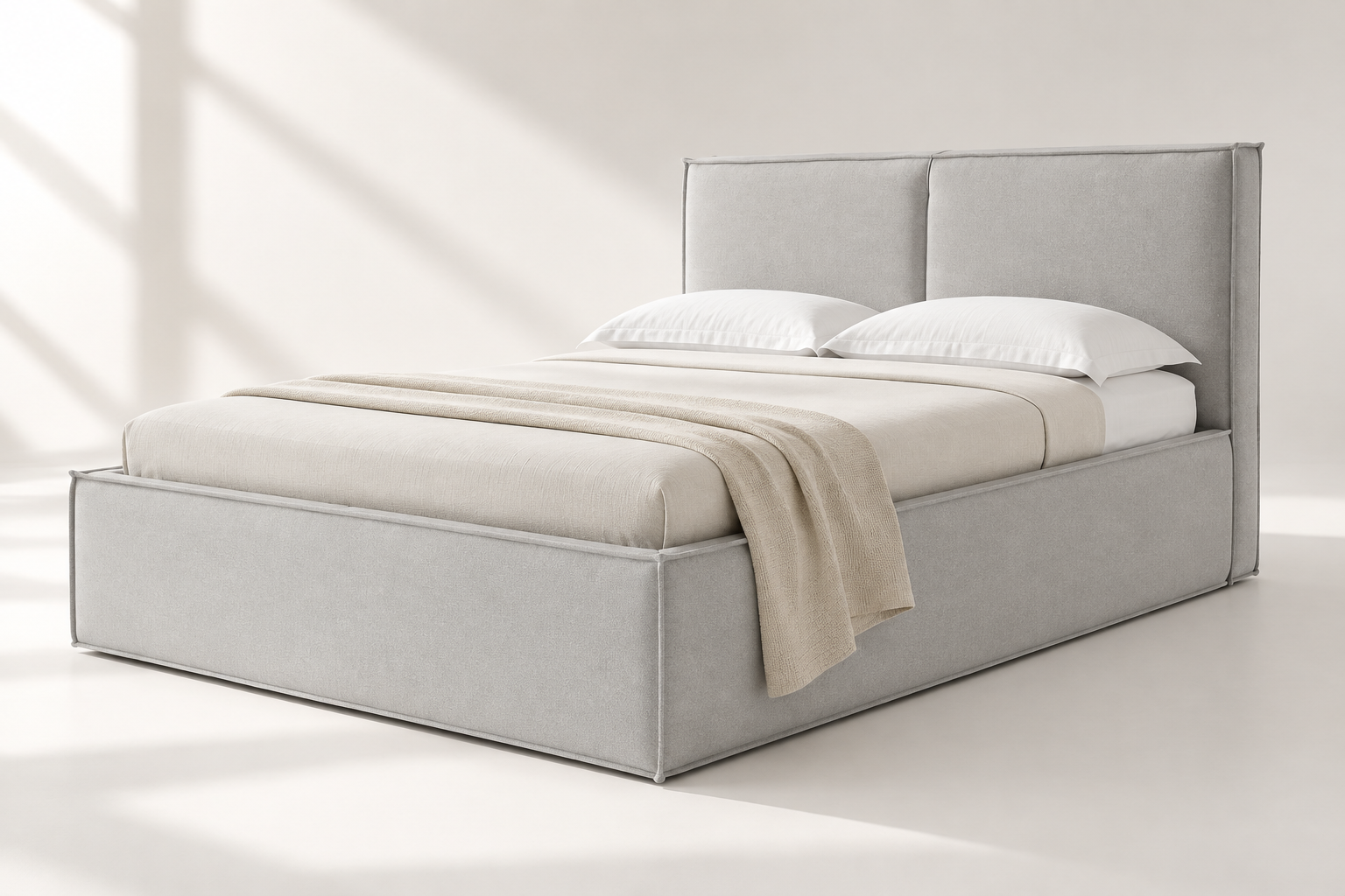 Lit Westwing Dream habillé matelassé façon banquette