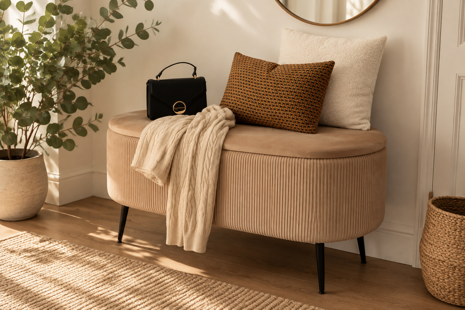 Banquette Solaro de Leroy Merlin de 124 cm pour deux places